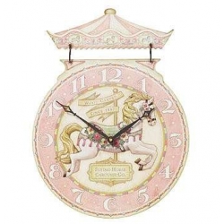 Настенные часы Timeworks SCCH17 CAROUSEL HORSE 17